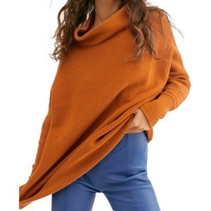 Free people ottoman slouchy tunic in ginger